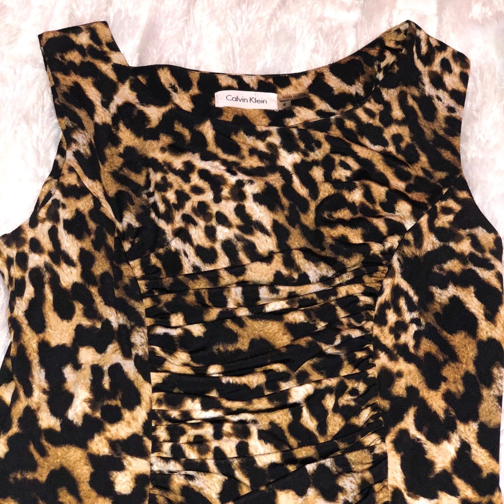 Calvin Klein Leopard Dress